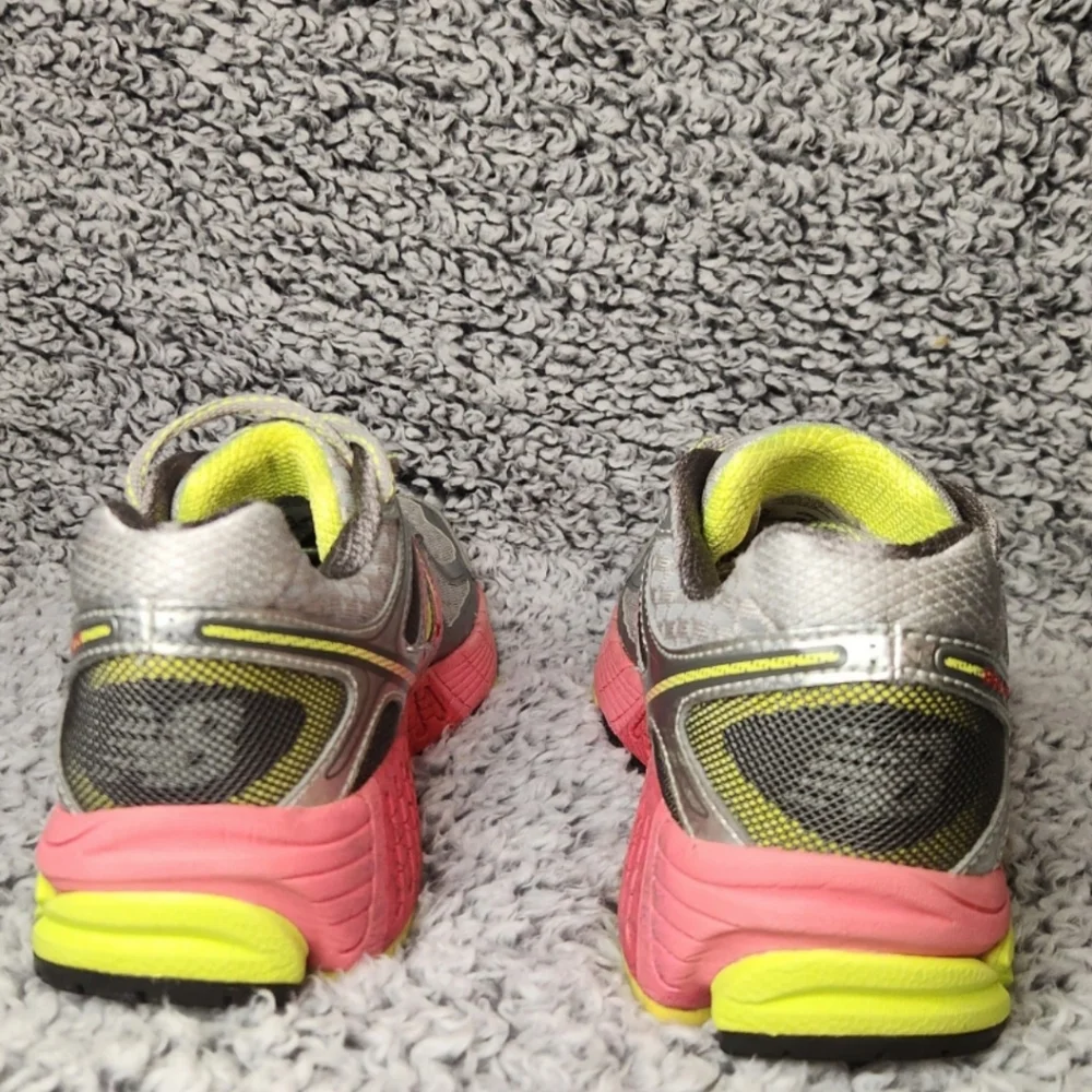 New Balance 860v4 Running  Low Top Leather Mesh Grey Pink W860SP4Women Size 8